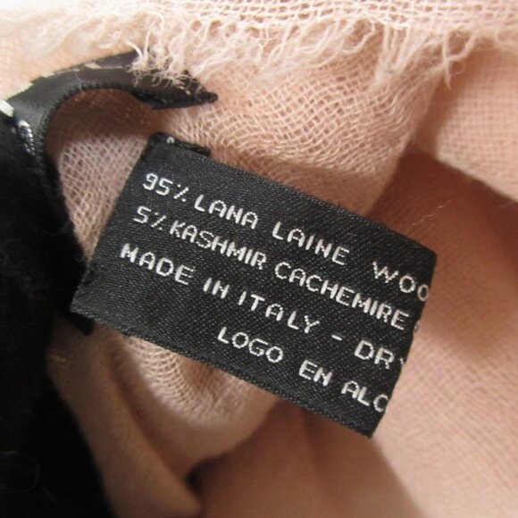 CHANEL Pink Logo Scarf - Picture 9 of 9